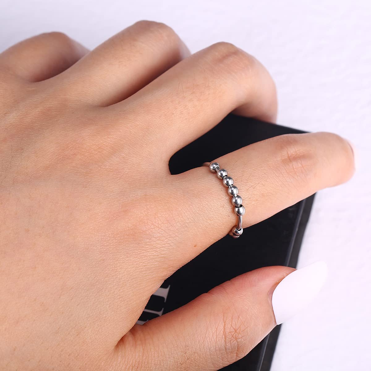 Silver Spinner Anti-Anxiety Ring | 1+1 FREE